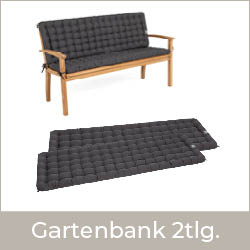 HAVE A SEAT Living Gartenbankauflagen mit Rückenteil / Lehne | waschbar bis 95° C | wetterfest | bequem / orthopädisch | Made in Germany 