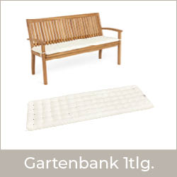 HAVE A SEAT Living Gartenbankauflagen / Sitzpolster für Gartenbank | waschbar bis 95° C | wetterfest | bequem / orthopädisch | Made in Germany 