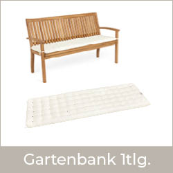 Gartenbank Auflagen | HAVE A SEAT Living HAVE A SEAT Living Gartenbankauflagen / Sitzpolster für Gartenbank | waschbar bis 95° C | wetterfest | bequem / orthopädisch | Made in Germany