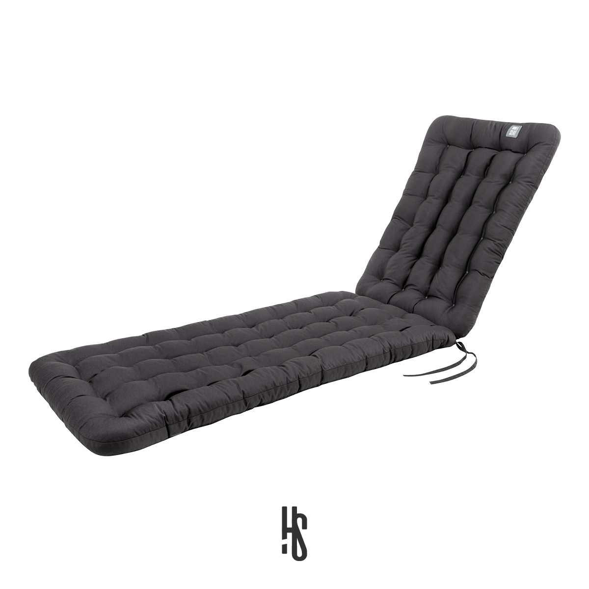 Auflage für Deckchair / Liegestuhl / Relaxsessel Grau mit Premium-Sitz-/Liegekomfort inkl. orthopädisches Outdoor Nackenkissen | HAVE A SEAT Living