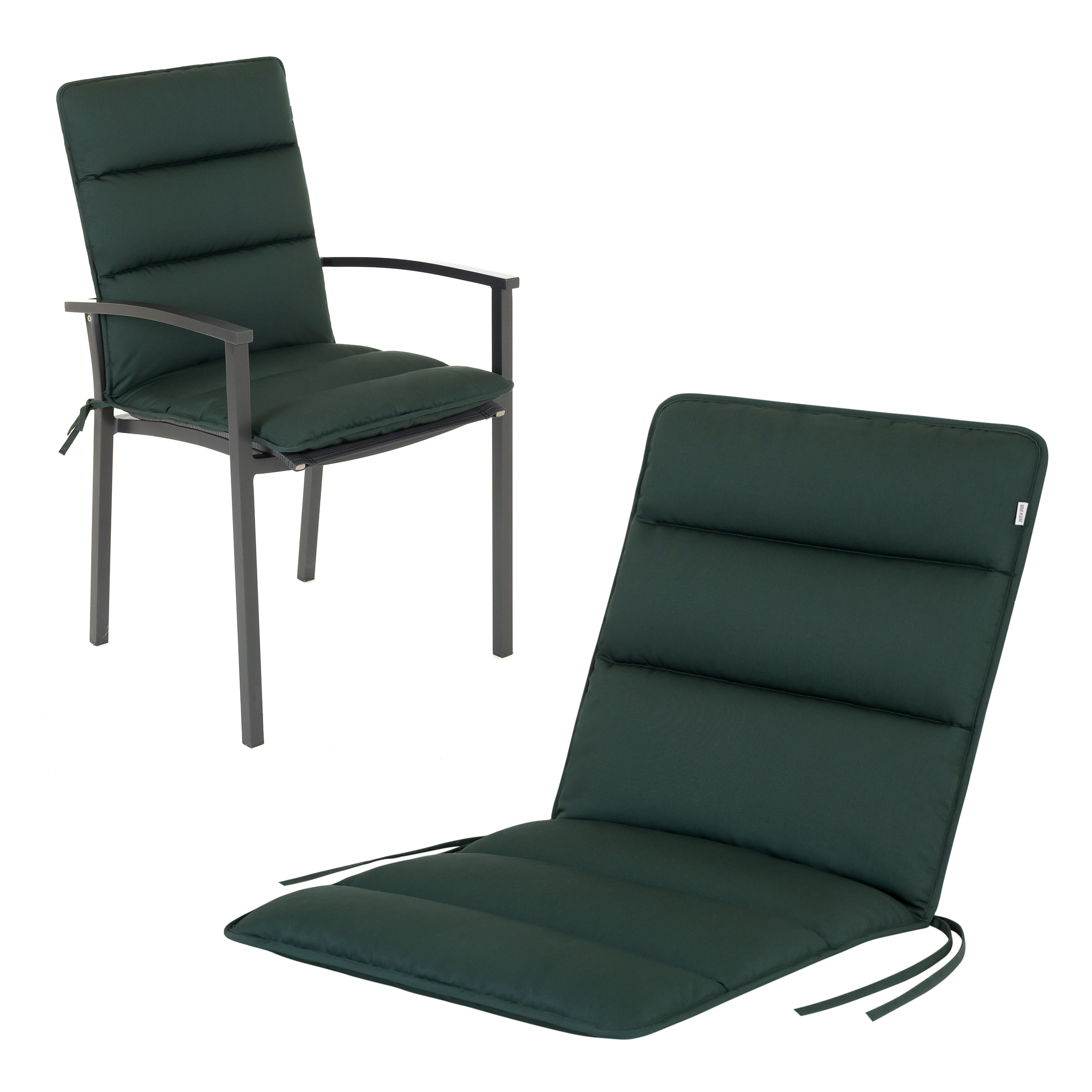 Cuscino per sedia bassa Flair | 100x48 cm | Verde muschio