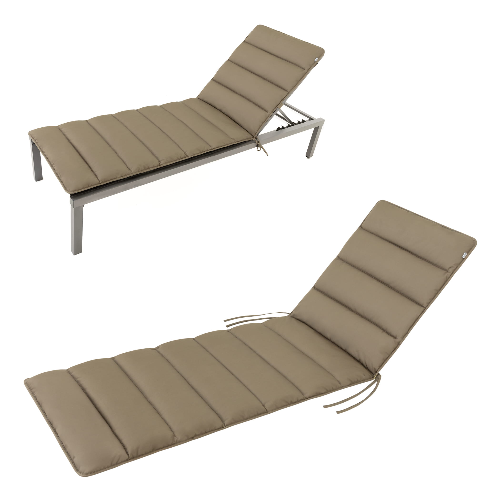 Auflage Relaxliege Flair | in 3 Größen | Goldbraun Premium Liegenauflagen Flair in Goldbraun, wetterfest und bequem, von HAVE A SEAT Living