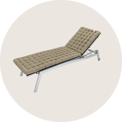 Liegestuhlauflagen für Garten & Terrasse