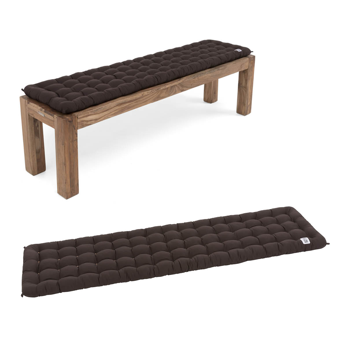 Cuscino per panca | Marrone Cuscino per panca | Marrone