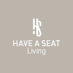 HAVE A SEAT Living | Logo auf taupe