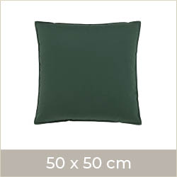 HAVE A SEAT Living | Relaxkissen / Outdoor-Kissen 50x50 cm moosgrün | komplett waschbar bis 95° | fest / orthopädisch | Allergiker geeignet 