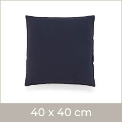 Relaxkissen 40x40 cm | HAVE A SEAT Living HAVE A SEAT Living | Relaxkissen / Outdoor-Kissen 40x40 cm marine-blau | komplett waschbar bis 95° | fest / orthopädisch | Allergiker geeignet