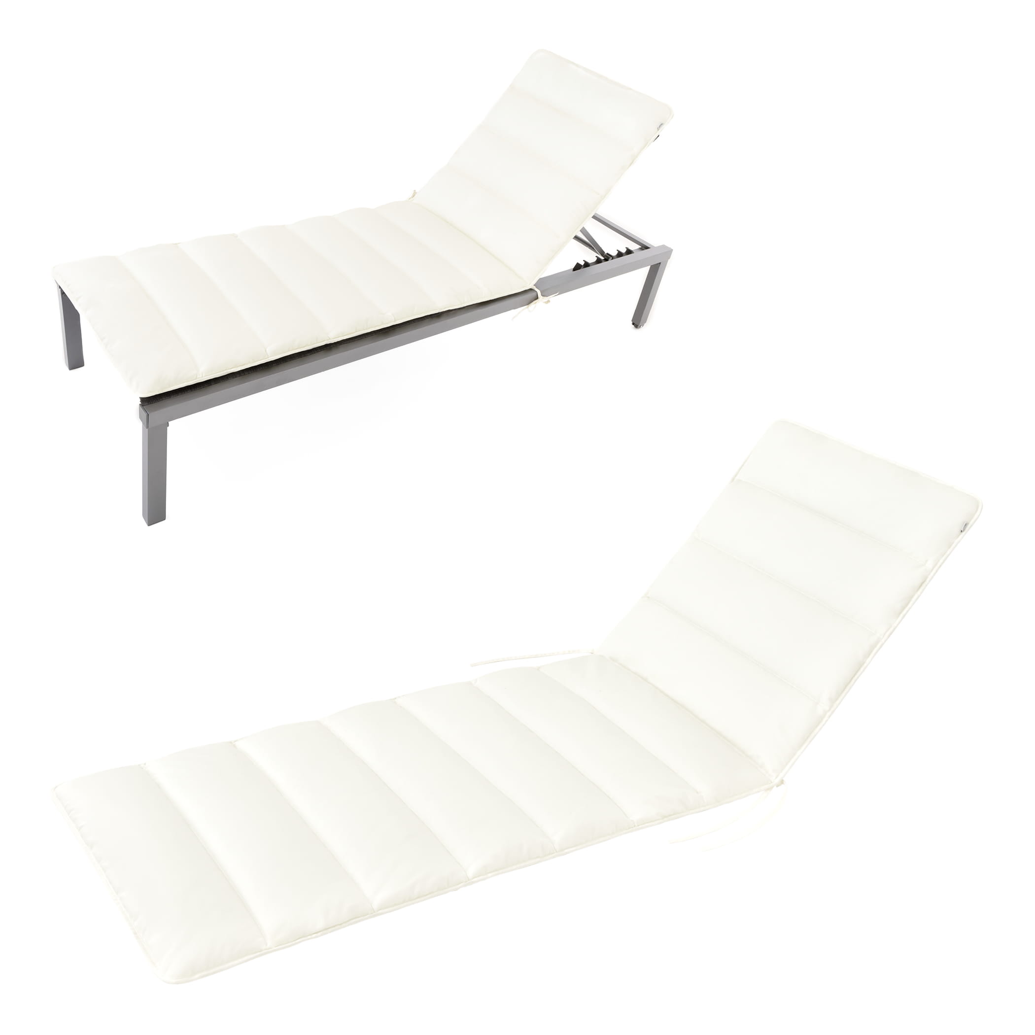 Cuscino per sdraio Flair | in 3 dimensioni | Bianco Cuscino per sdraio Flair | in 3 dimensioni | Bianco
