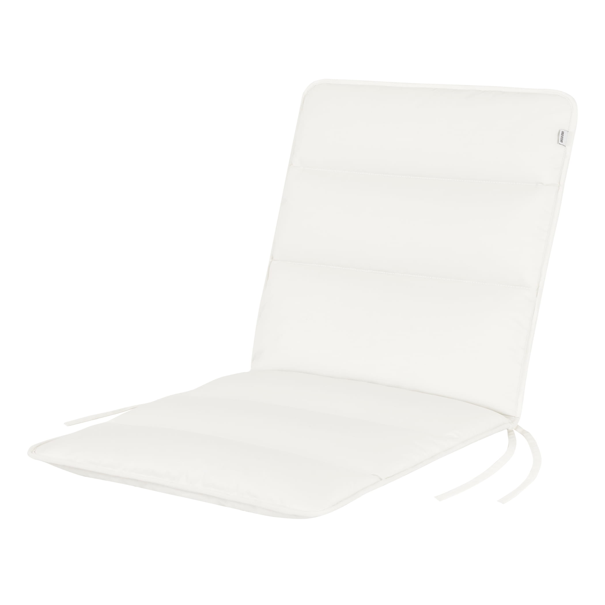 Gartenstuhl Auflage Niedriglehner 100x48 cm - HAVE A SEAT Living | Serie: Flair in Weiss, 1 Stück - Produktansicht