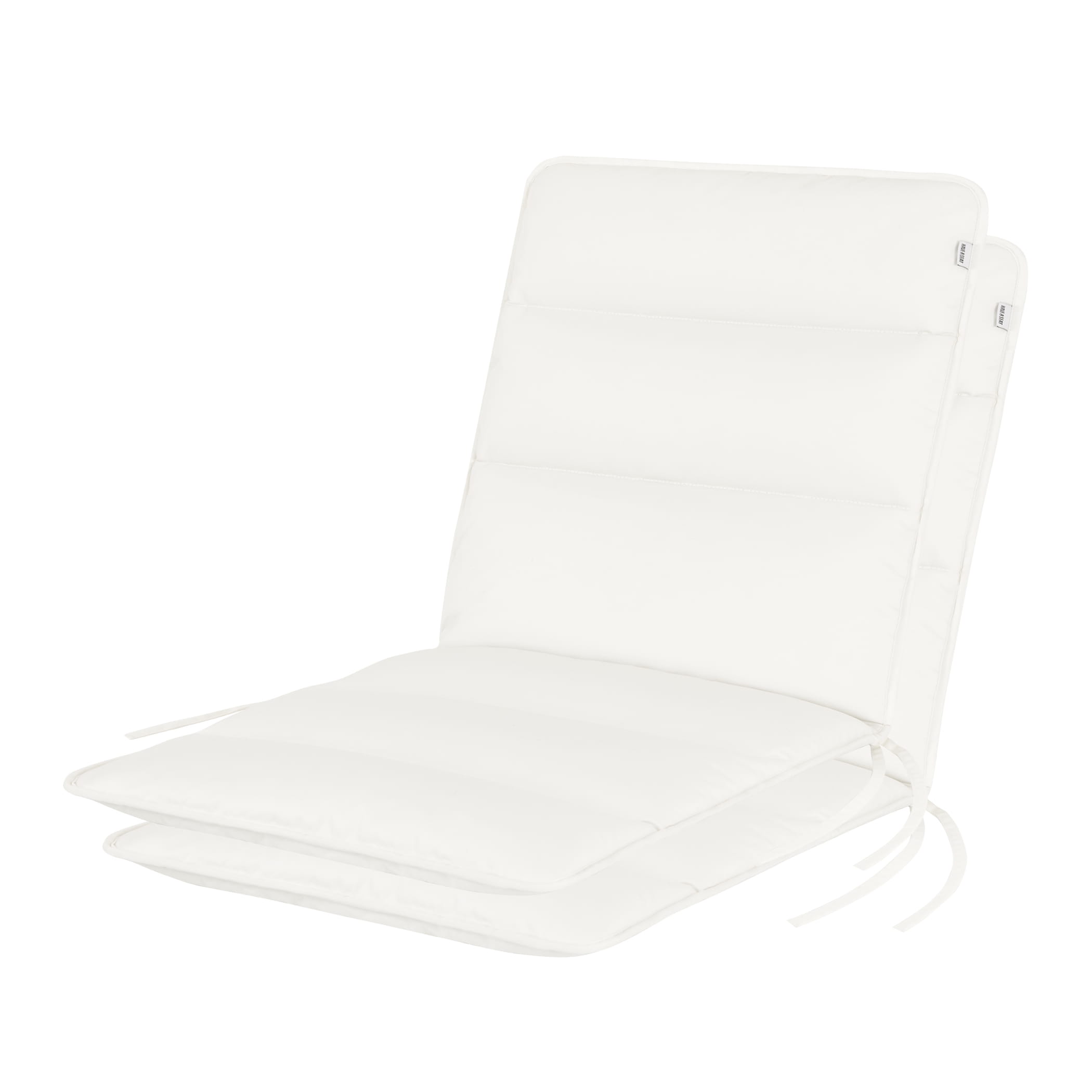 Auflagen für Niedriglehner 100x48 cm - HAVE A SEAT Living | Serie: Flair in Weiss, 2er Set - Produktansicht