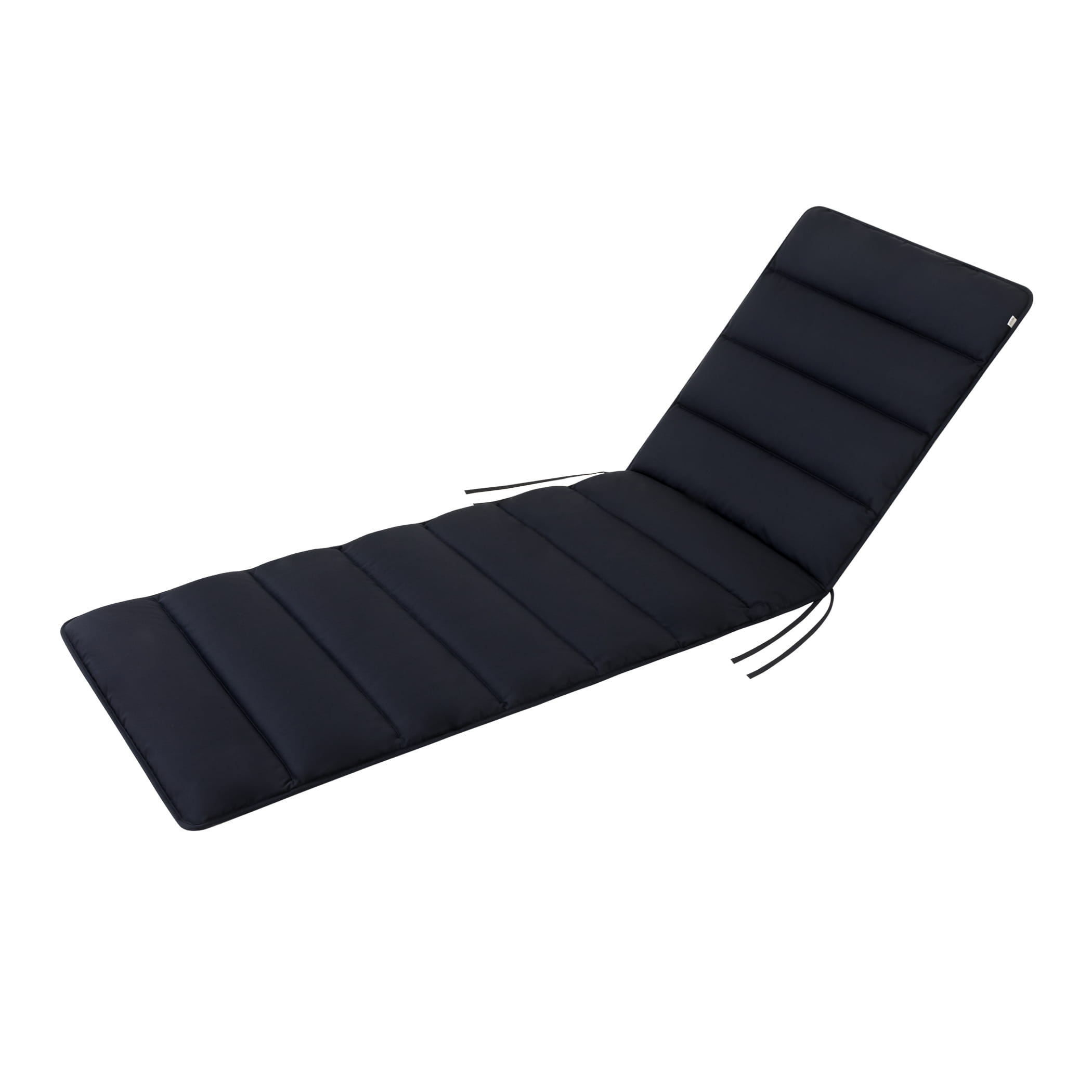 Freigestellte Gartenliege Auflage Flair in Marine-Blau – ergonomische, wetterfeste Premium-Auflage
