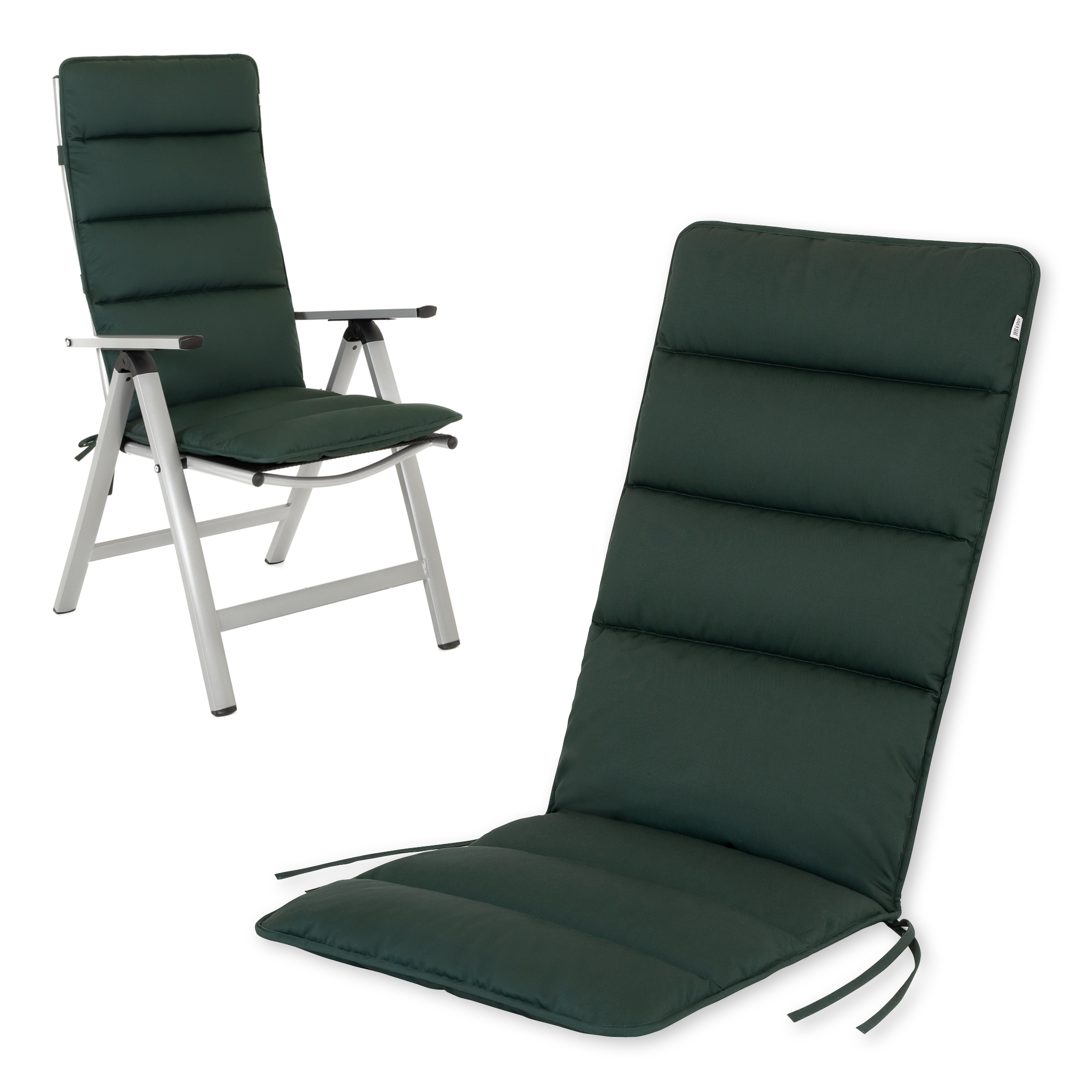 Cuscino per sedia alta Flair | 120x48 cm | Verde muschio