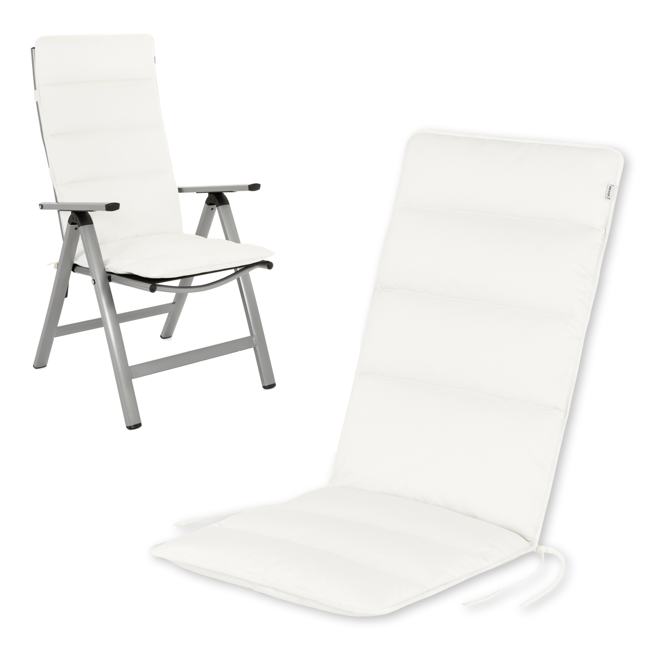 Cuscino per sedia alta Flair | 120x48 cm | Bianco