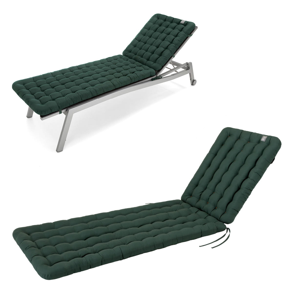 Cuscino per sdraio | 200x60 cm | Verde muschio Cuscino per sdraio | 200x60 cm | Verde muschio