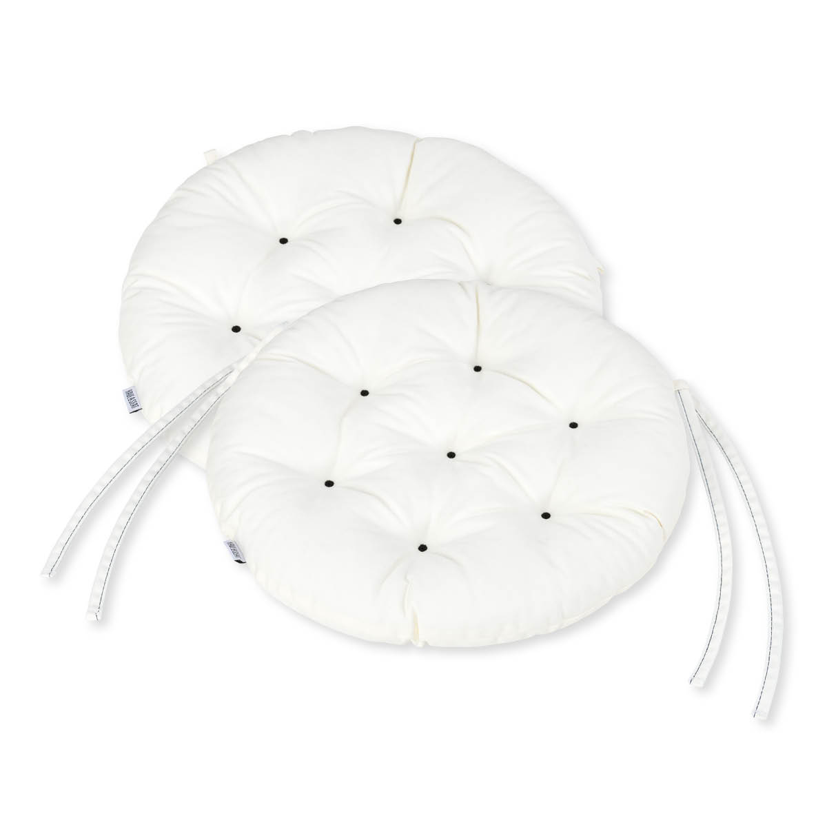 Cuscino rotondo Ø 40 cm | Bianco Cuscino rotondo Ø 40 cm | Bianco