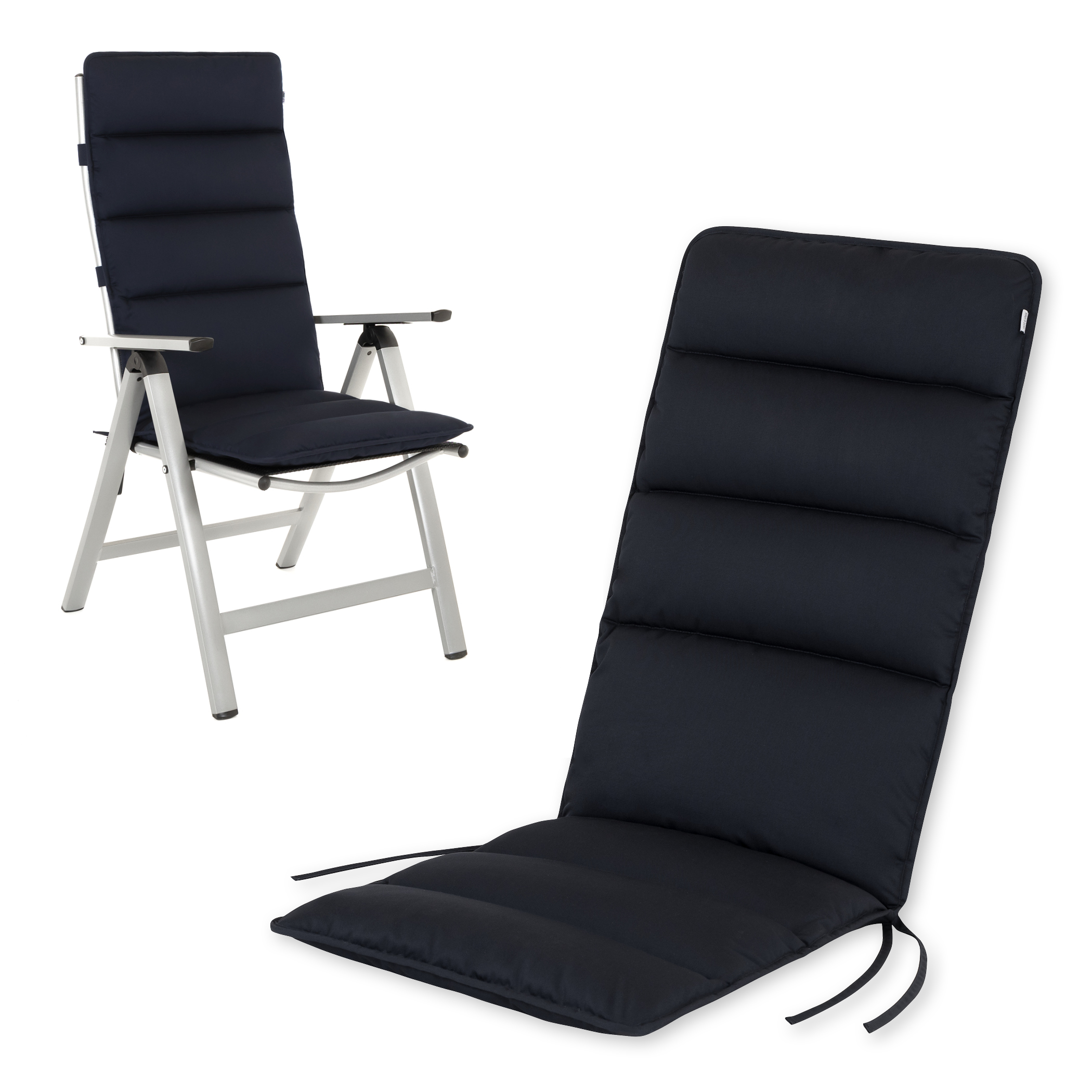 Cuscino per sedia alta Flair | 120x48 cm | Blu navy
