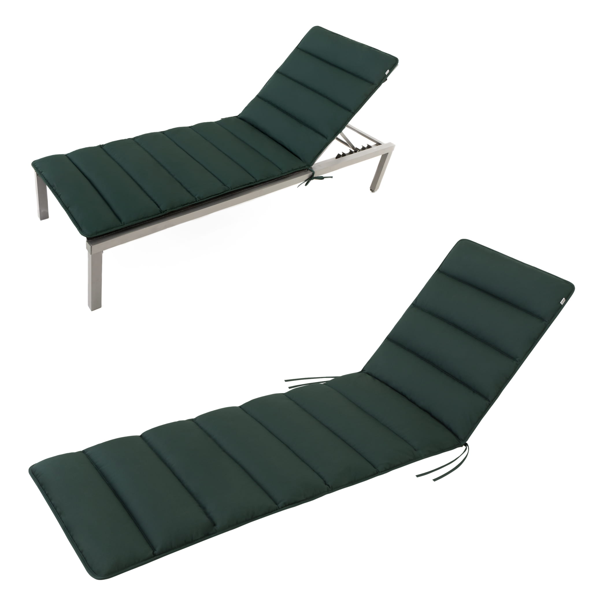 Relaxliege Auflage Flair | in 3 Größen | Moosgrün Premium Liegenauflagen Flair in Moosgrün, wetterfest und bequem, von HAVE A SEAT Living