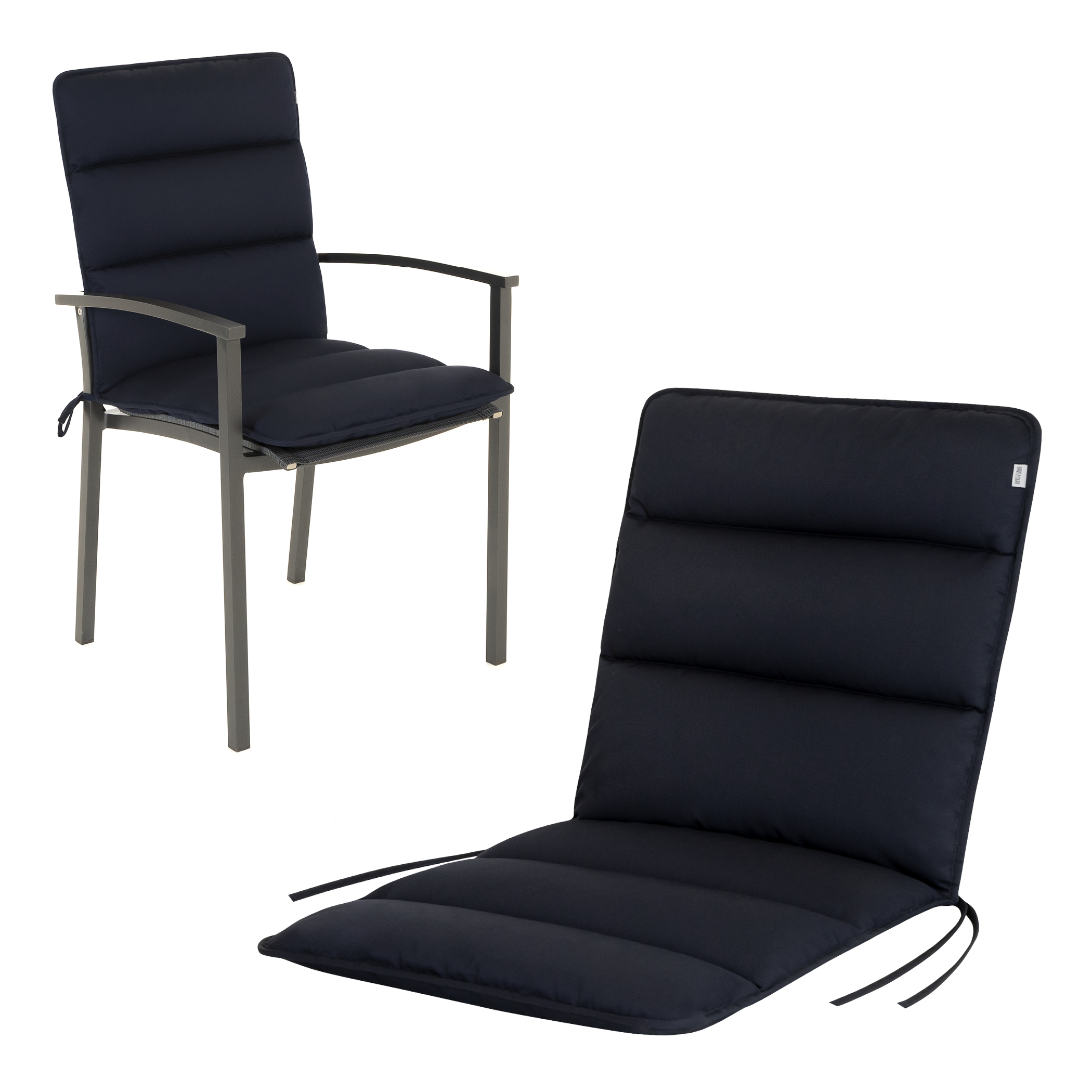 Cuscino per sedia bassa Flair | 100x48 cm | Blu navy