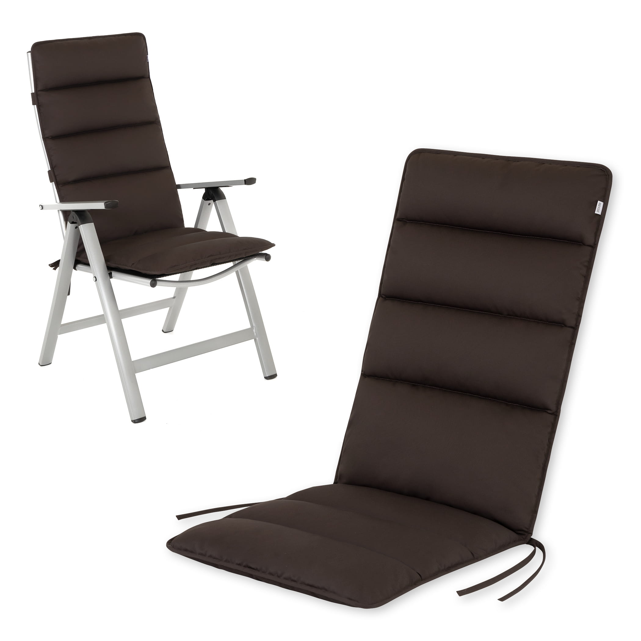 Cuscino per sedia alta Flair | 120x48 cm | Marrone Cuscino per sedia alta Flair | 120x48 cm | Marrone