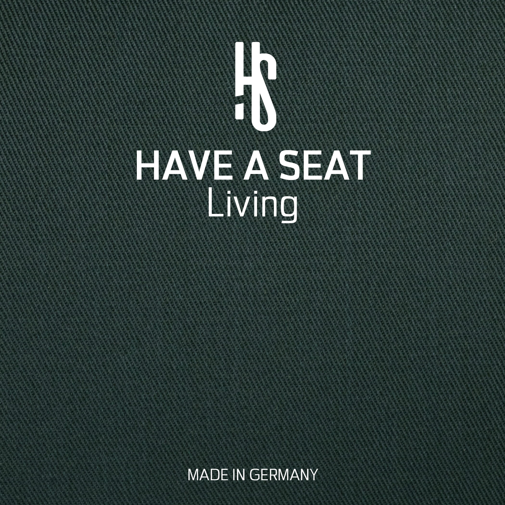 Gartenstuhl Auflage Flair in Moosgrün - Detailansicht Stoff - strapazierfähiges, hautfreundliches Baumwoll-Mischgewebe