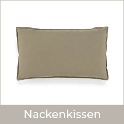Nackenkissen 40x25 cm | HAVE A SEAT Living HAVE A SEAT Living | Nackenkissen goldbraun | wetterfest | Indoor / Outdoor | komplett waschbar bis 95° | fest / orthopädisch | Allergiker geeignet