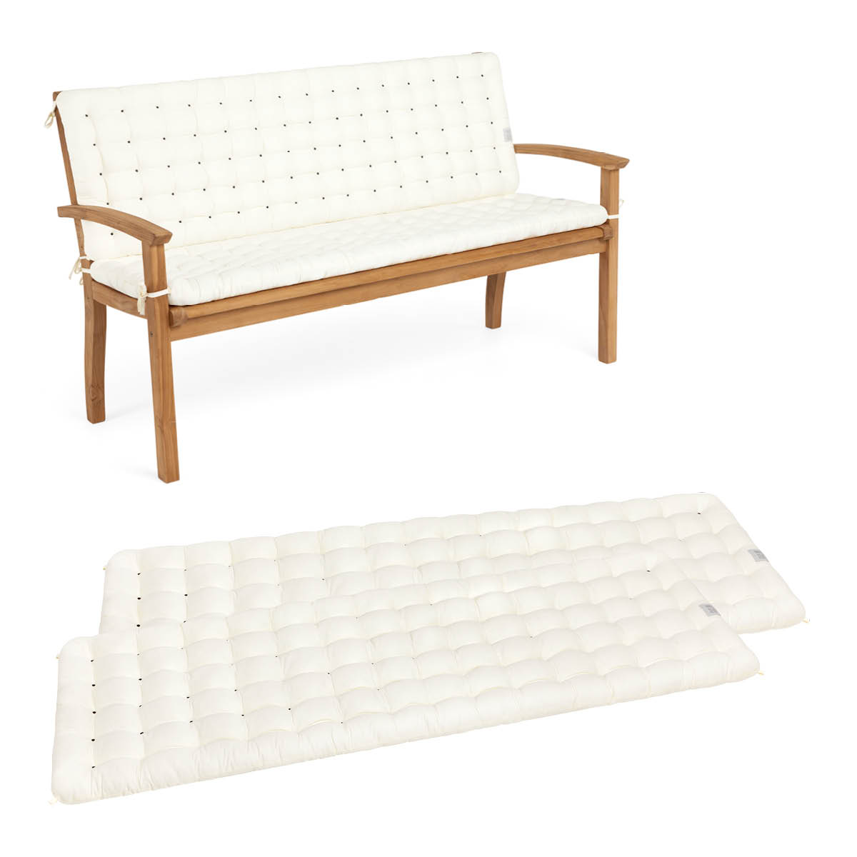 Cuscino seduta per sedia outdoor Colore Bianco