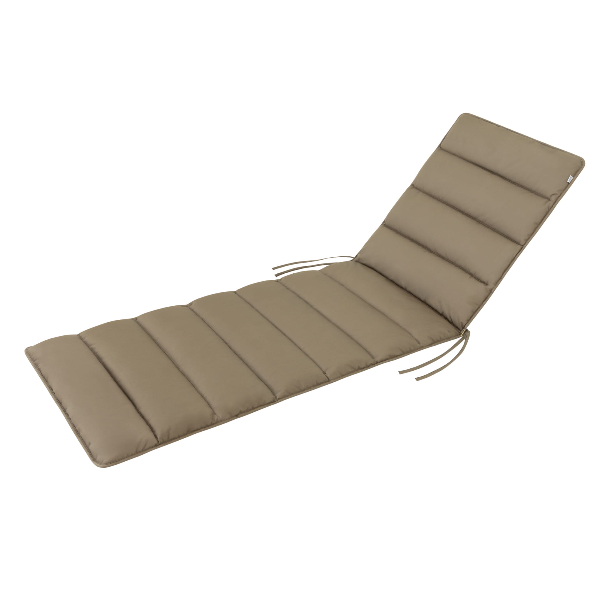 Freigestellte Gartenliege Auflage Flair in Goldbraun  – ergonomische, wetterfeste Premium-Auflage